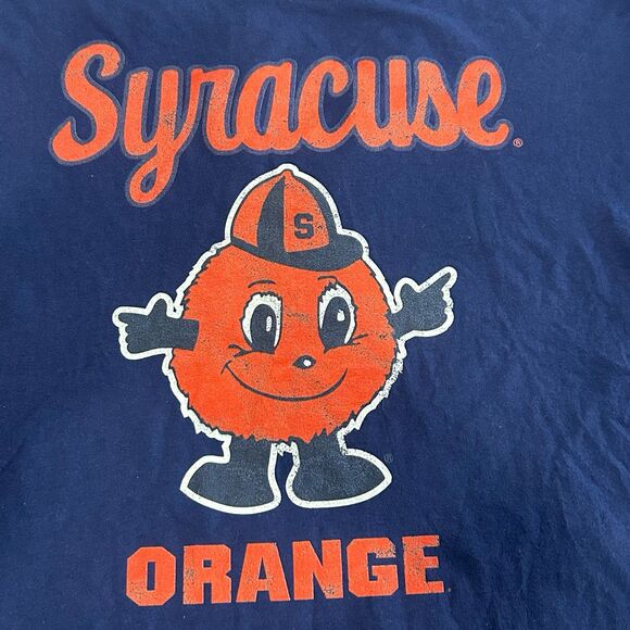 Syracuse T-Shirt Men’s Size 3XL Color Blue Orange Distressed Graphics T-Shirt - Picture 6 of 10